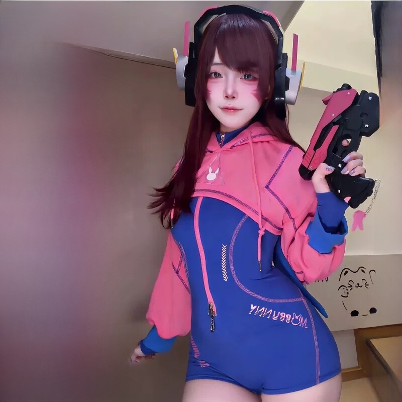 Dva Cosplay Prop - 오버워치 코스프레 버니걸 송한나 D.Va 팬메이드