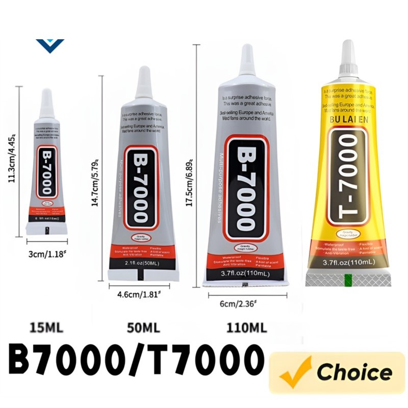 Contact Cement Glue - 1개 15ML 50ML 110ML B-7000 투명