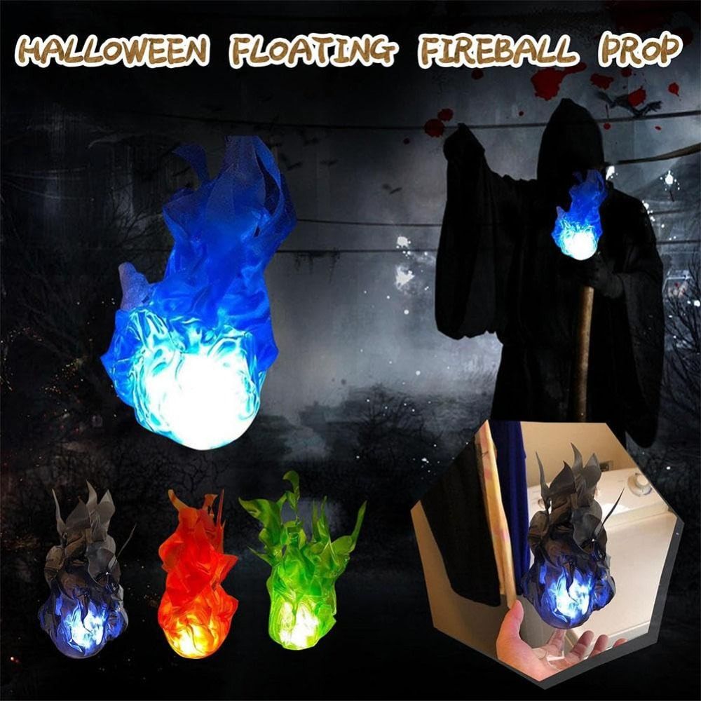 Cosplay Fireball Prop - 코스프레 소품 플로팅 파이어볼 할로윈 장식