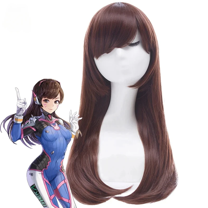 Dva Cosplay Prop - 게임 ROLECOS OW D.VA 코스프레 가발