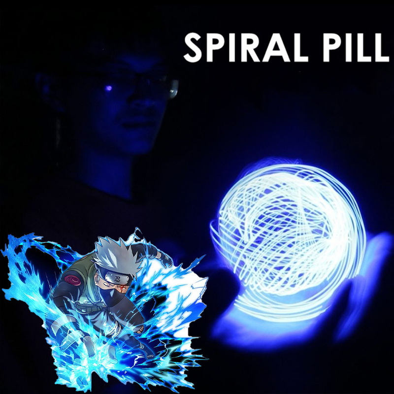 Cosplay Fireball Prop - 코스프레용 우즈마키 나루토 장난감, 회전하는 공이