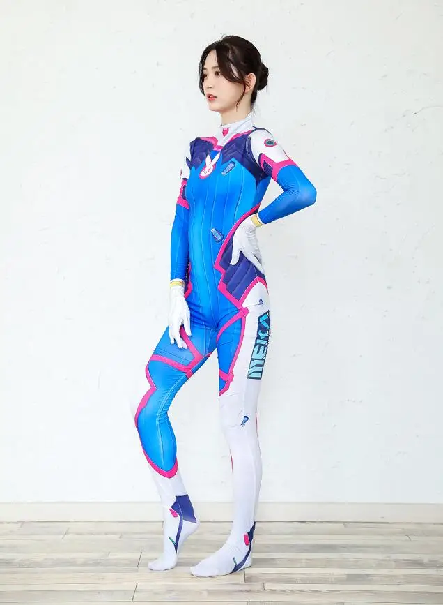 할로윈 코스튬 3D 프린팅 레이디 D.V.A. 여성용  - Dva Cosplay Prop 리뷰 및 가격