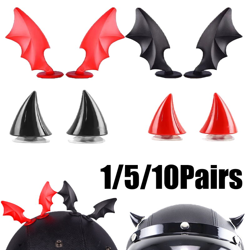    할로윈 오토바이 헬멧 박쥐 악마 뿔 장식 ABS - Cosplay Bat Prop 리뷰 및 가격