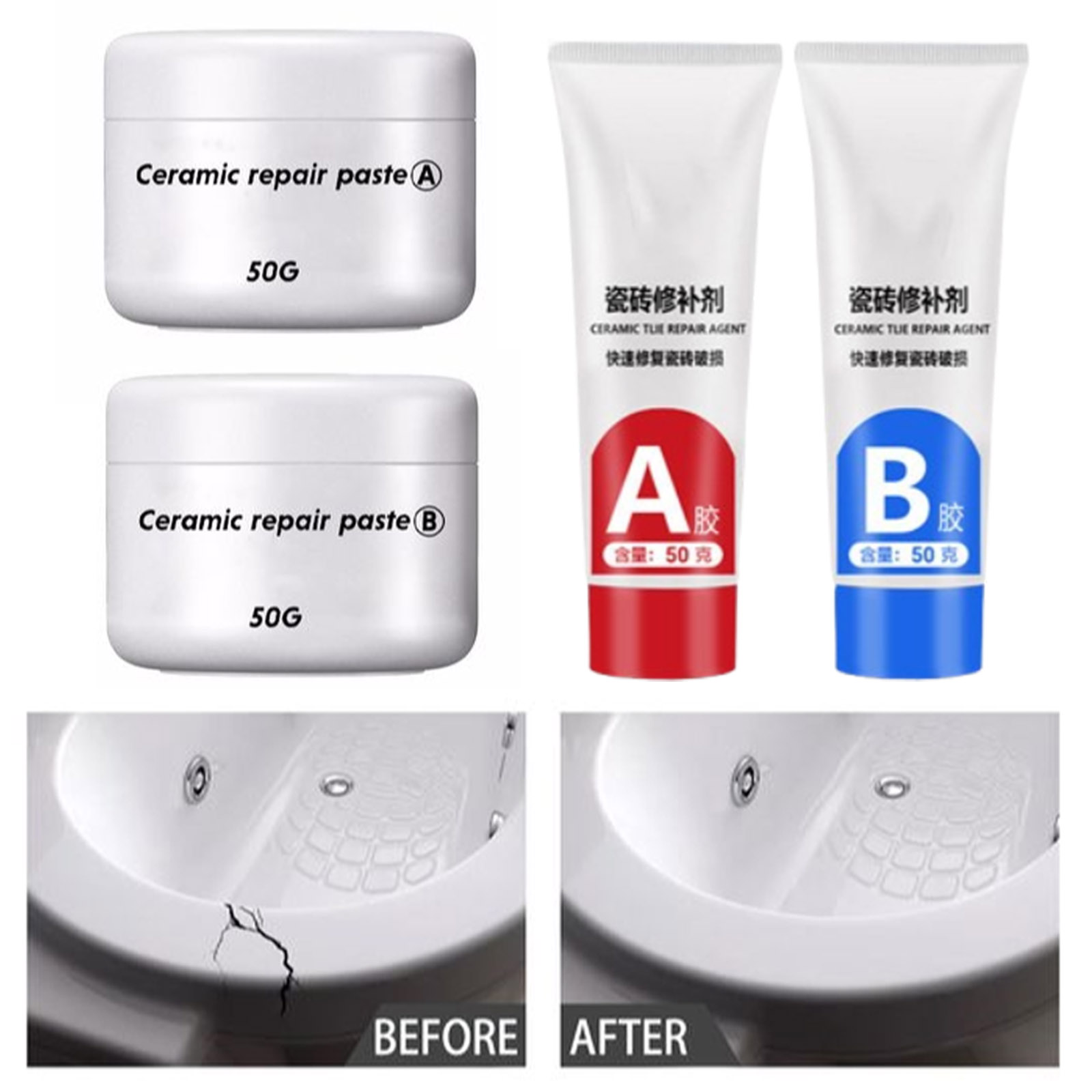 30/100g 타일 수리제 AB 접착제 세라믹 수리 접 - Contact Cement Glue 리뷰 및 가격