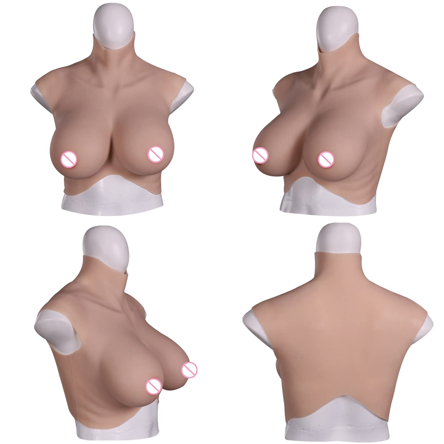 남성용 가짜 가슴 실리콘 필러, 인공 유방 형태, 남성 - Cosplay Prop Filler 리뷰 및 가격