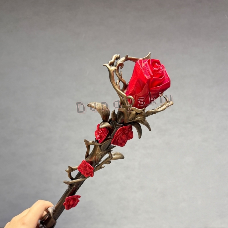 실루스 스태프 실버 윙 데몬 레드 로즈 완드 러브 앤  - Cosplay Prop 3D Print Settings 리뷰 및 가격