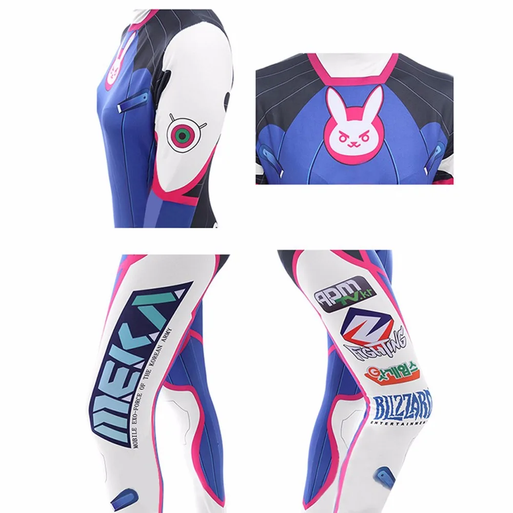 게임 오버워치 Dva 코스프레 의상 타이츠 점프수트 가 - Dva Cosplay Prop 리뷰 및 가격